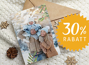 Weihnachtskarten zum Gestalten